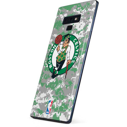 NBA Boston Celtics Digi Camo Galaxy Note 9 Skin