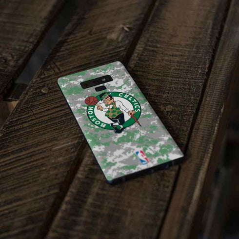 NBA Boston Celtics Digi Camo Galaxy Note 9 Skin
