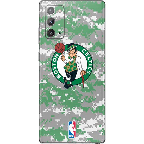 NBA Boston Celtics Digi Camo Galaxy Note20 5G Skin