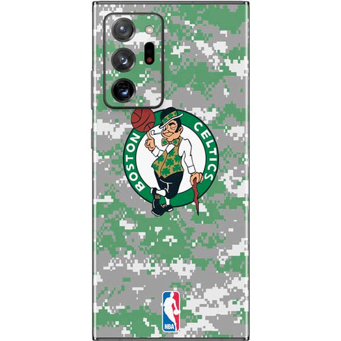 NBA Boston Celtics Digi Camo Galaxy Note20 Ultra 5G Skin