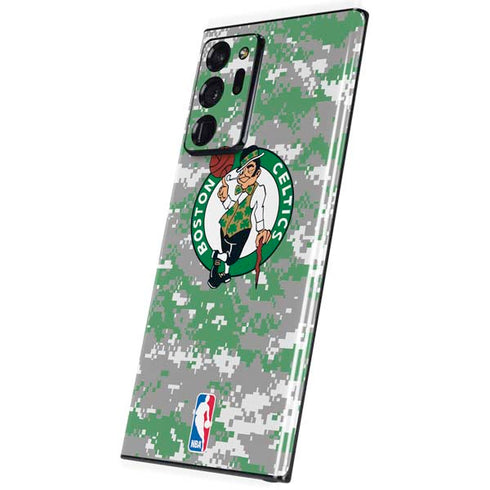 NBA Boston Celtics Digi Camo Galaxy Note20 Ultra 5G Skin