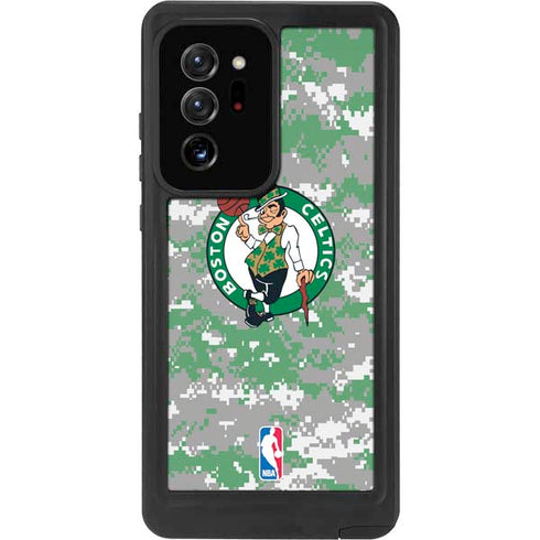 NBA Boston Celtics Digi Camo Galaxy Note20 Ultra 5G Waterproof Case
