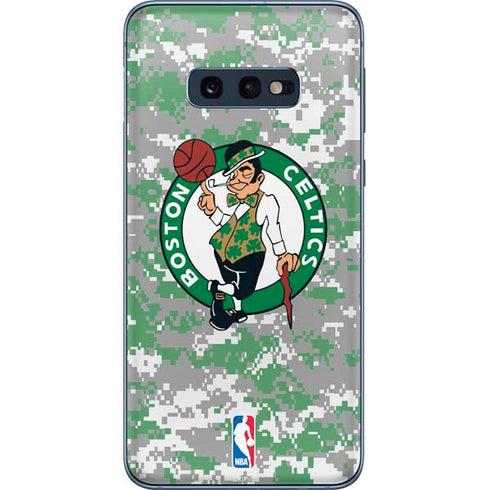NBA Boston Celtics Digi Camo Galaxy S10e Skin