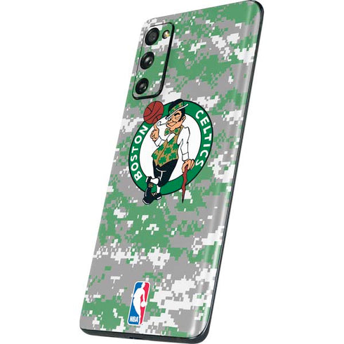 NBA Boston Celtics Digi Camo Galaxy S20 Fan Edition Skin