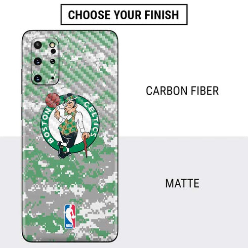 NBA Boston Celtics Digi Camo Galaxy S20 Plus Skin