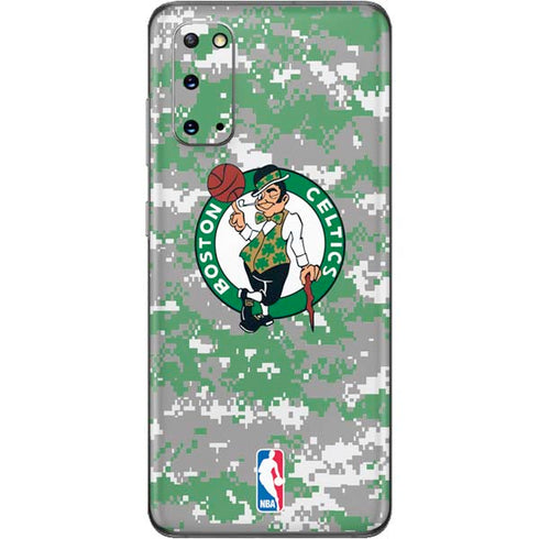 NBA Boston Celtics Digi Camo Galaxy S20 Skin