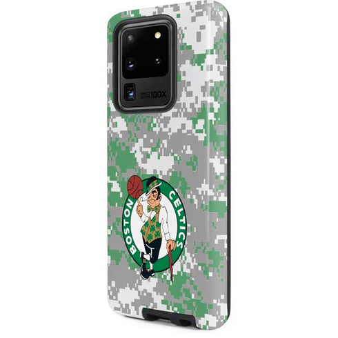 NBA Boston Celtics Digi Camo Galaxy S20 Ultra 5G Pro Case