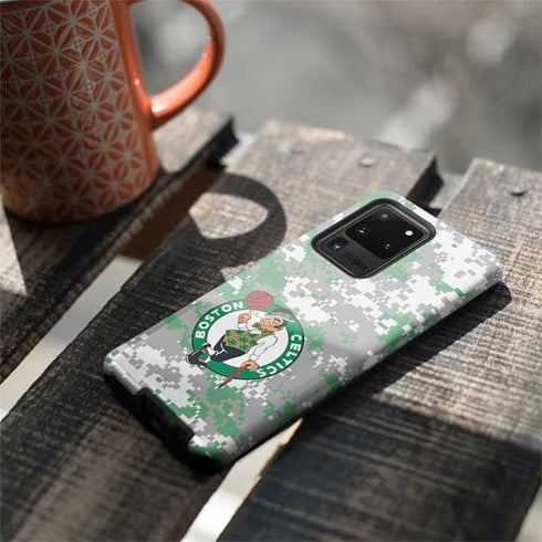 NBA Boston Celtics Digi Camo Galaxy S20 Ultra 5G Pro Case