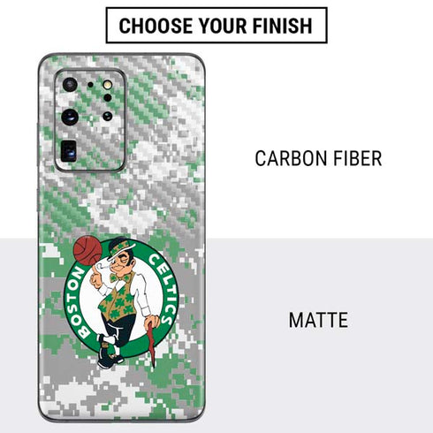 NBA Boston Celtics Digi Camo Galaxy S20 Ultra 5G Skin