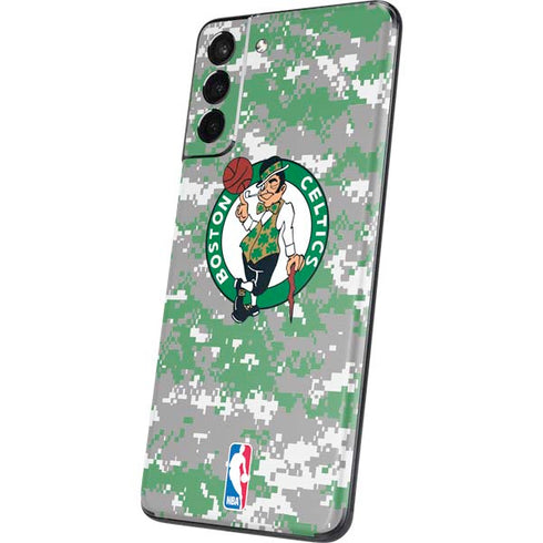 NBA Boston Celtics Digi Camo Galaxy S21 Plus 5G Skin