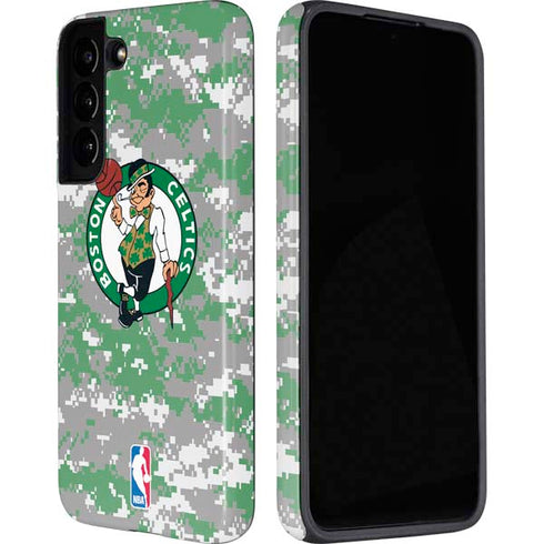 NBA Boston Celtics Digi Camo Galaxy S22 Plus Pro Case