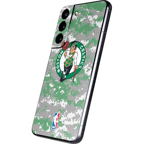 NBA Boston Celtics Digi Camo Galaxy S22 Skin