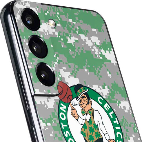 NBA Boston Celtics Digi Camo Galaxy S22 Skin