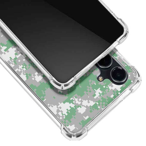 NBA Boston Celtics Digi Camo Galaxy S23 FE Clear Case