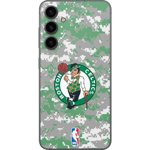 NBA Boston Celtics Digi Camo Galaxy S23 FE Skin