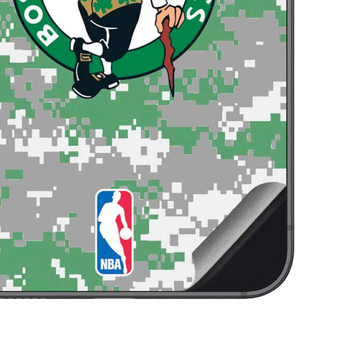 NBA Boston Celtics Digi Camo Galaxy S23 FE Skin