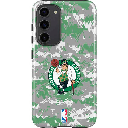 NBA Boston Celtics Digi Camo Galaxy S23 Plus Pro Case