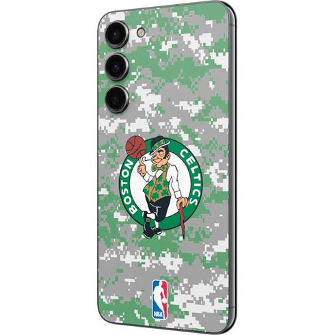 NBA Boston Celtics Digi Camo Galaxy S23 Plus Skin