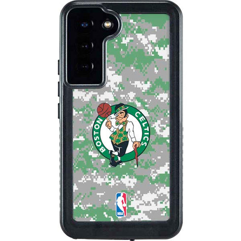 NBA Boston Celtics Digi Camo Galaxy S23 Plus Waterproof Case
