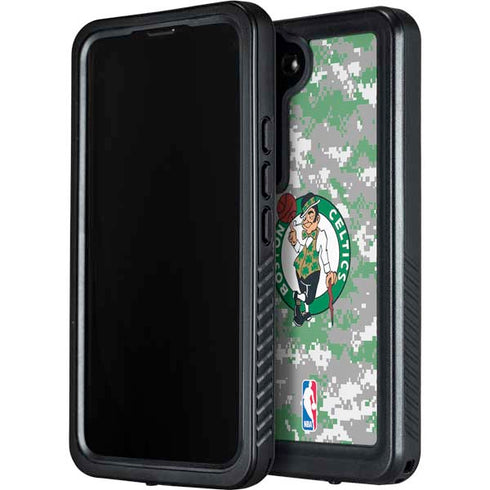 NBA Boston Celtics Digi Camo Galaxy S23 Plus Waterproof Case