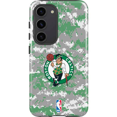 NBA Boston Celtics Digi Camo Galaxy S23 Pro Case