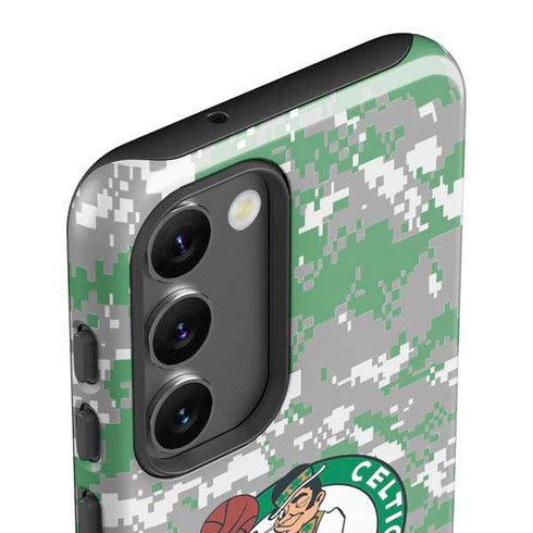 NBA Boston Celtics Digi Camo Galaxy S23 Pro Case