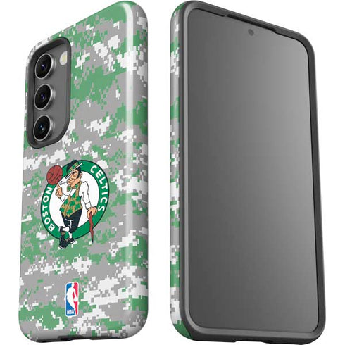 NBA Boston Celtics Digi Camo Galaxy S23 Pro Case