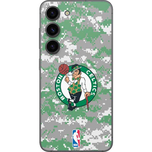 NBA Boston Celtics Digi Camo Galaxy S23 Skin