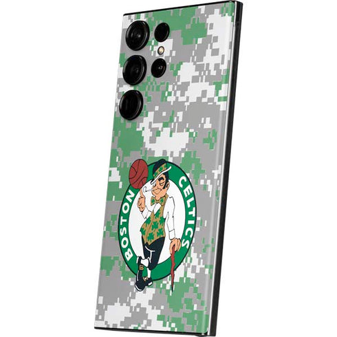 NBA Boston Celtics Digi Camo Galaxy S23 Ultra Skin