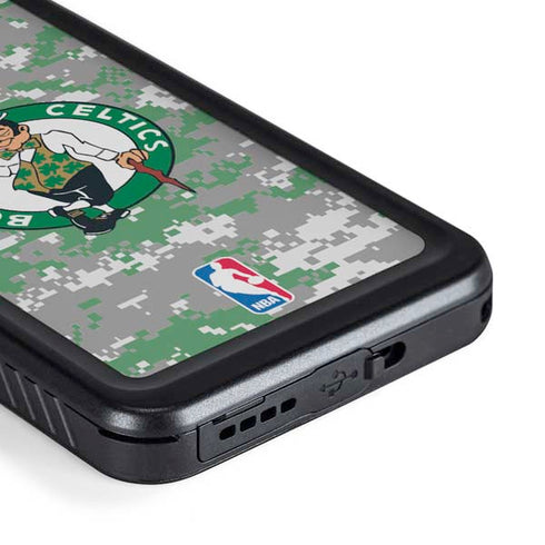 NBA Boston Celtics Digi Camo Galaxy S23 Waterproof Case