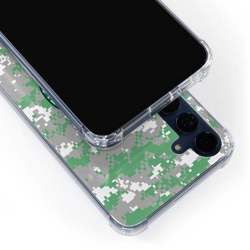 NBA Boston Celtics Digi Camo Galaxy S24 Clear Case