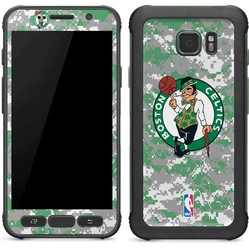 NBA Boston Celtics Digi Camo Galaxy S7 Active Skin