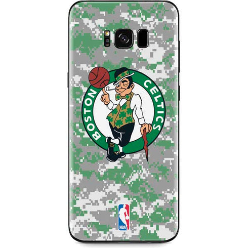 NBA Boston Celtics Digi Camo Galaxy S8 Skin