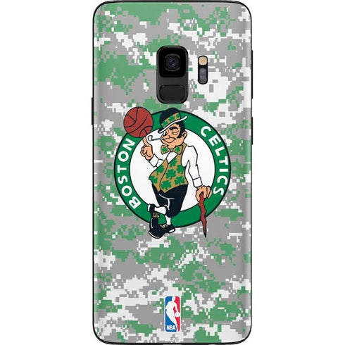 NBA Boston Celtics Digi Camo Galaxy S9 Skin