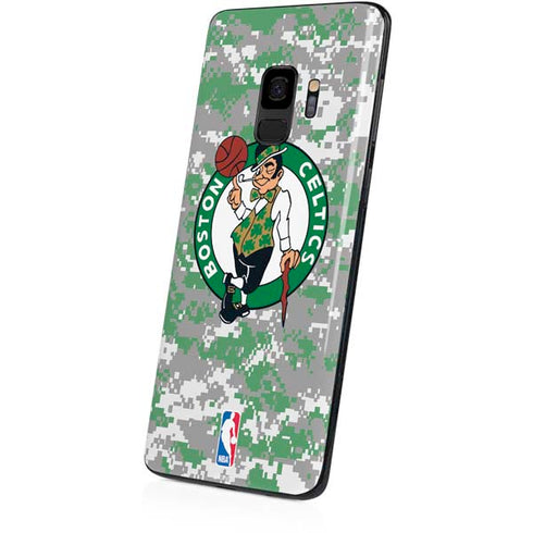 NBA Boston Celtics Digi Camo Galaxy S9 Skin
