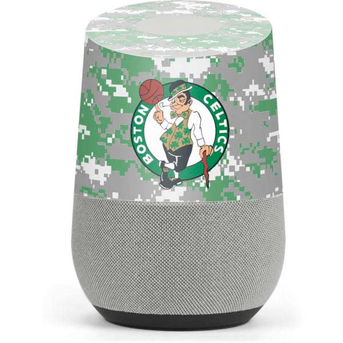 NBA Boston Celtics Digi Camo Google Home Skin