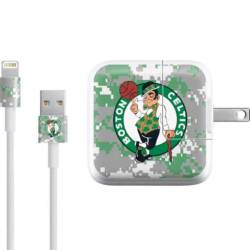 NBA Boston Celtics Digi Camo iPad Charger (10W USB) Skin