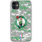 NBA Boston Celtics Digi Camo iPhone 11 Clear Case