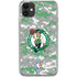 NBA Boston Celtics Digi Camo iPhone 11 Clear Case