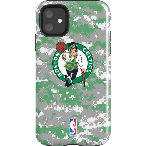 NBA Boston Celtics Digi Camo iPhone 11 Impact Case