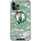 NBA Boston Celtics Digi Camo iPhone 11 Pro Max Clear Case