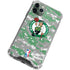 NBA Boston Celtics Digi Camo iPhone 11 Pro Max Clear Case