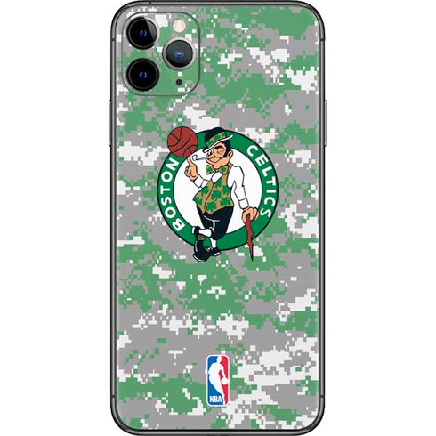 NBA Boston Celtics Digi Camo iPhone 11 Pro Max Skin