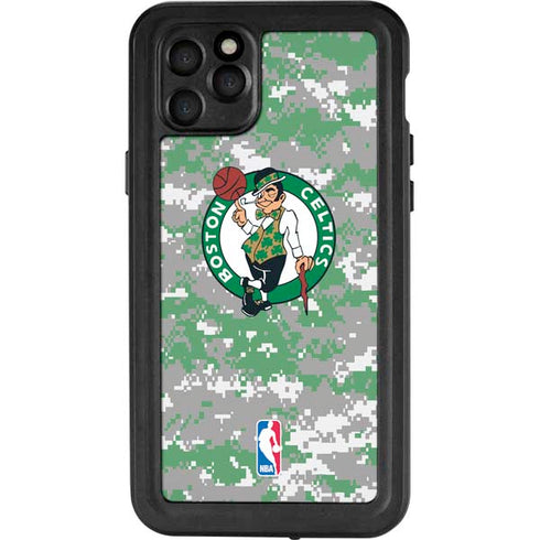 NBA Boston Celtics Digi Camo iPhone 11 Pro Max Waterproof Case