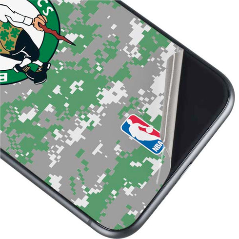 NBA Boston Celtics Digi Camo iPhone 11 Skin
