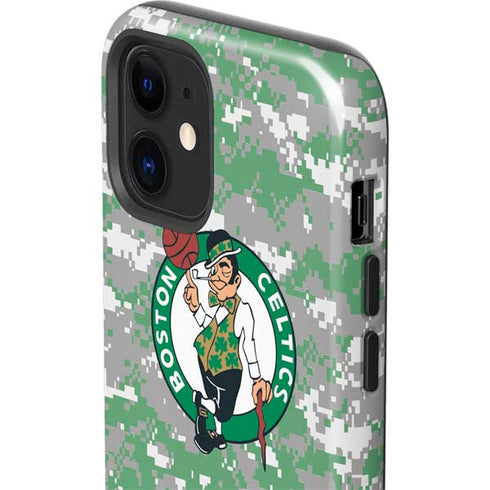 NBA Boston Celtics Digi Camo iPhone 12 Impact Case