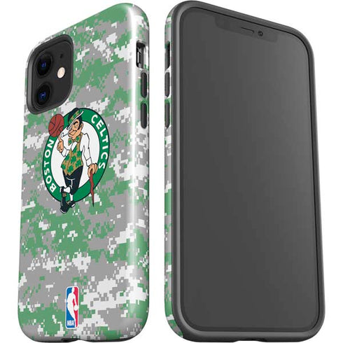 NBA Boston Celtics Digi Camo iPhone 12 Impact Case