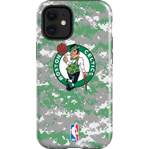 NBA Boston Celtics Digi Camo iPhone 12 Mini Impact Case