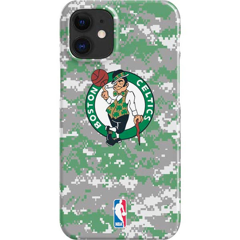 NBA Boston Celtics Digi Camo iPhone 12 Mini Lite Case
