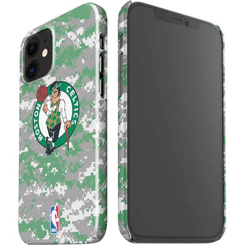 NBA Boston Celtics Digi Camo iPhone 12 Mini Lite Case